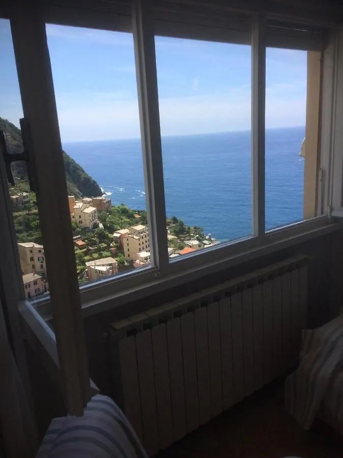 Maison d'hôtes Case Rosse - Top Floor - With Air Cond Riomaggiore Italie